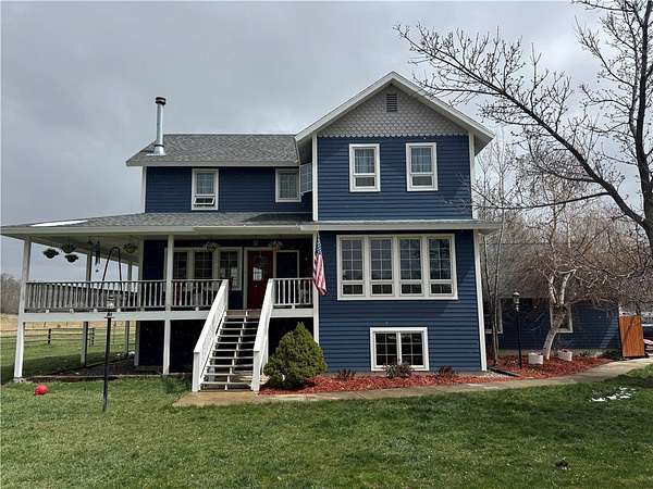 9.89 Acres of Land with Home for Sale in Roberts, Montana