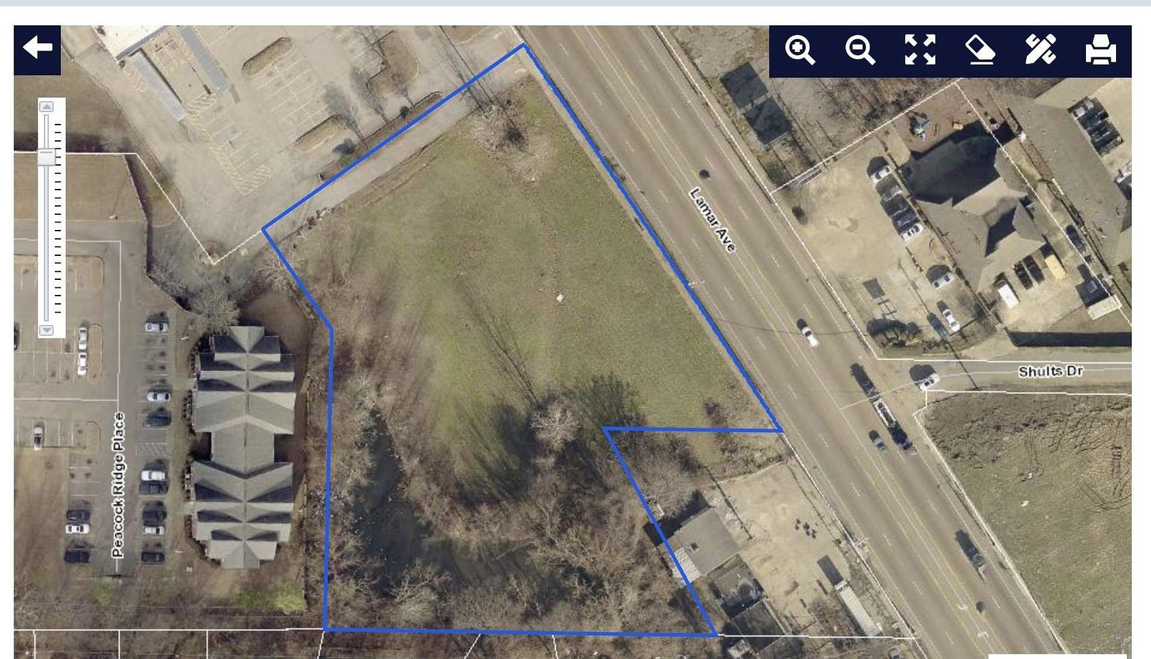 1.8 Acres of Commercial Land for Sale in Memphis, Tennessee