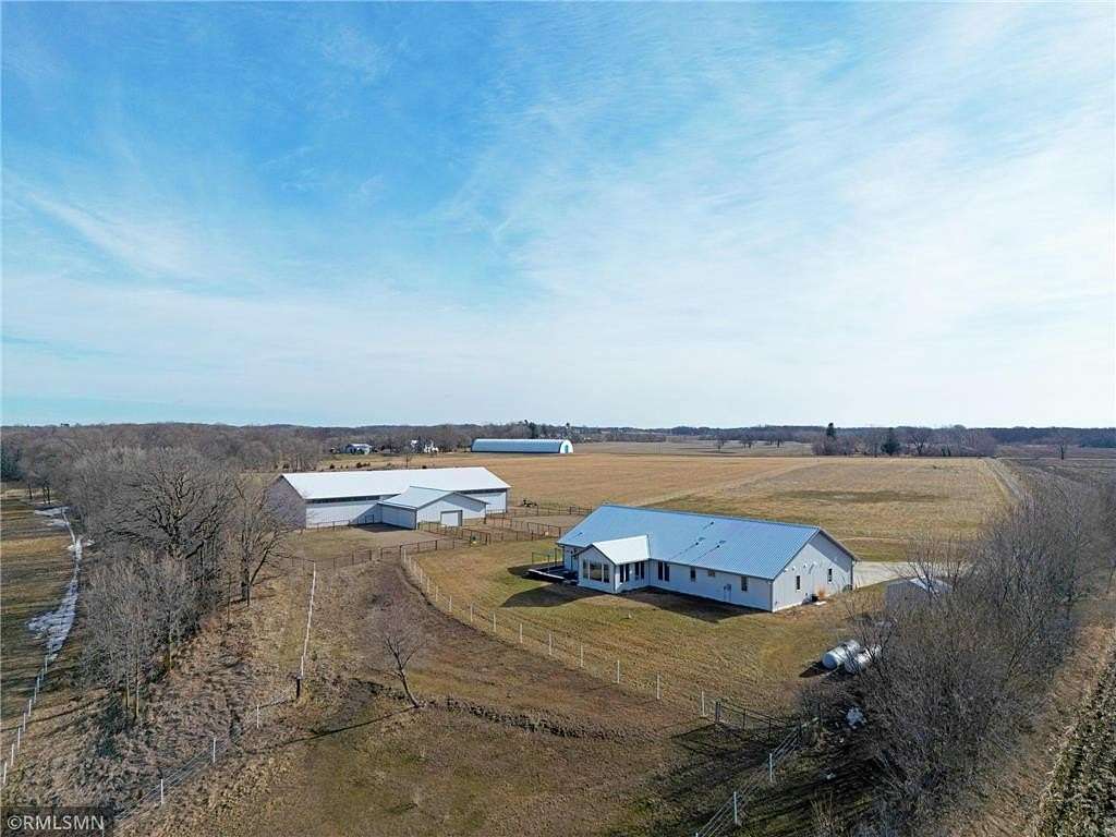 64.8 Acres of Agricultural Land with Home for Sale in Annandale, Minnesota