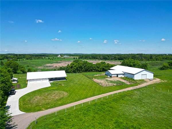 64.8 Acres of Agricultural Land with Home for Sale in Annandale, Minnesota
