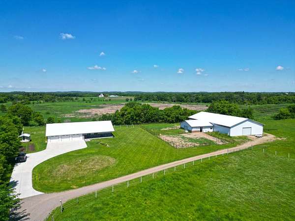 64.8 Acres of Agricultural Land with Home for Sale in Annandale, Minnesota