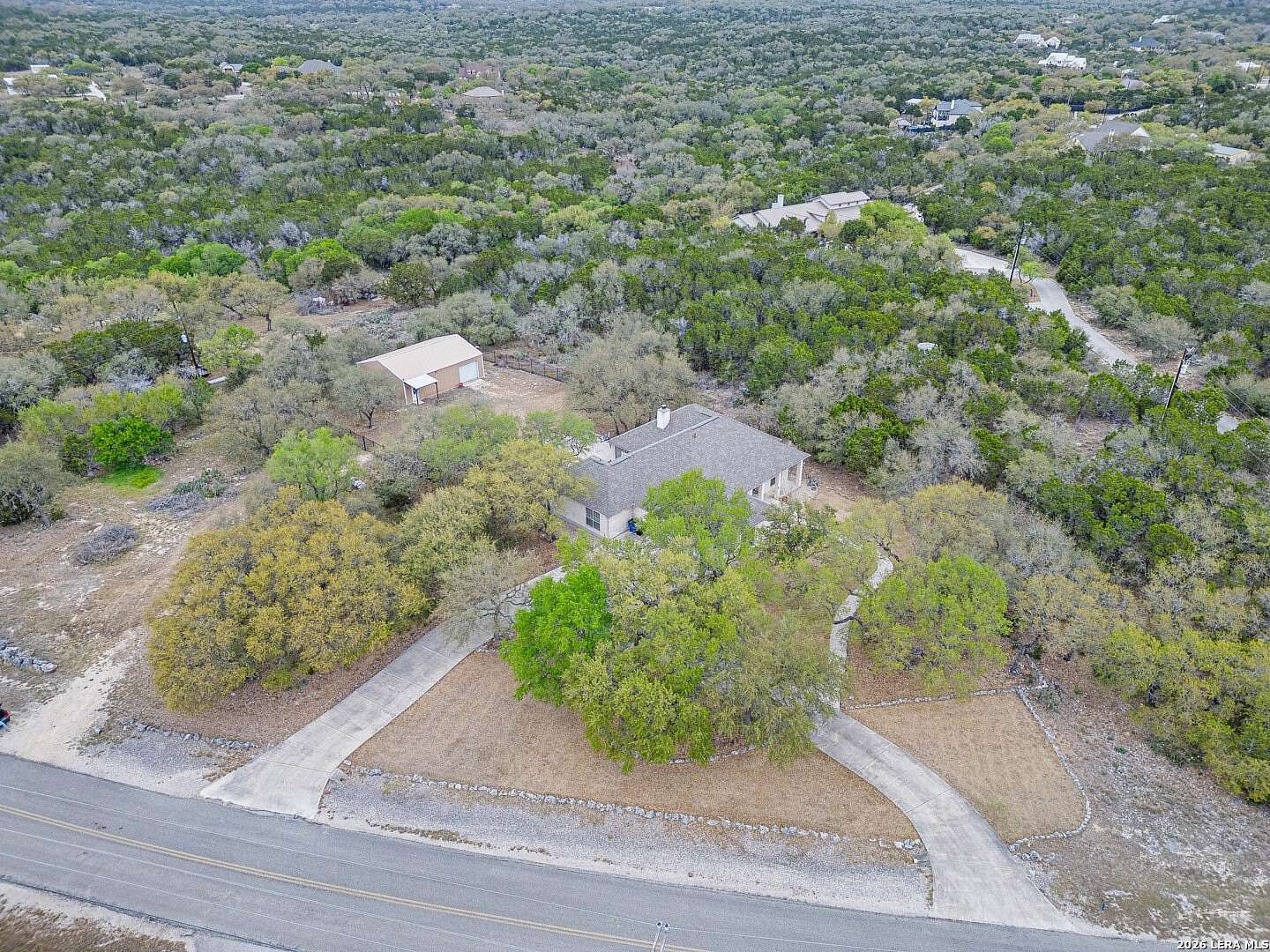 3.1 Acres of Land with Home for Sale in New Braunfels, Texas
