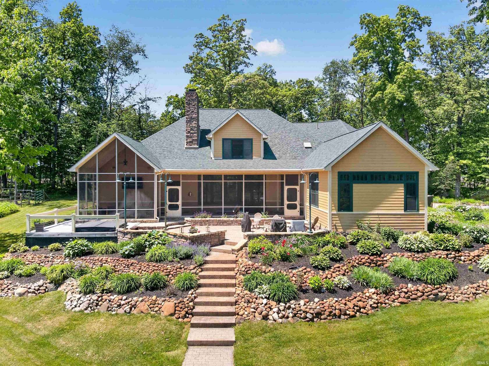 16.5 Acres of Land with Home for Sale in Fremont, Indiana