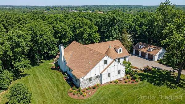 6.37 Acres of Land with Home for Sale in Barrington Hills, Illinois