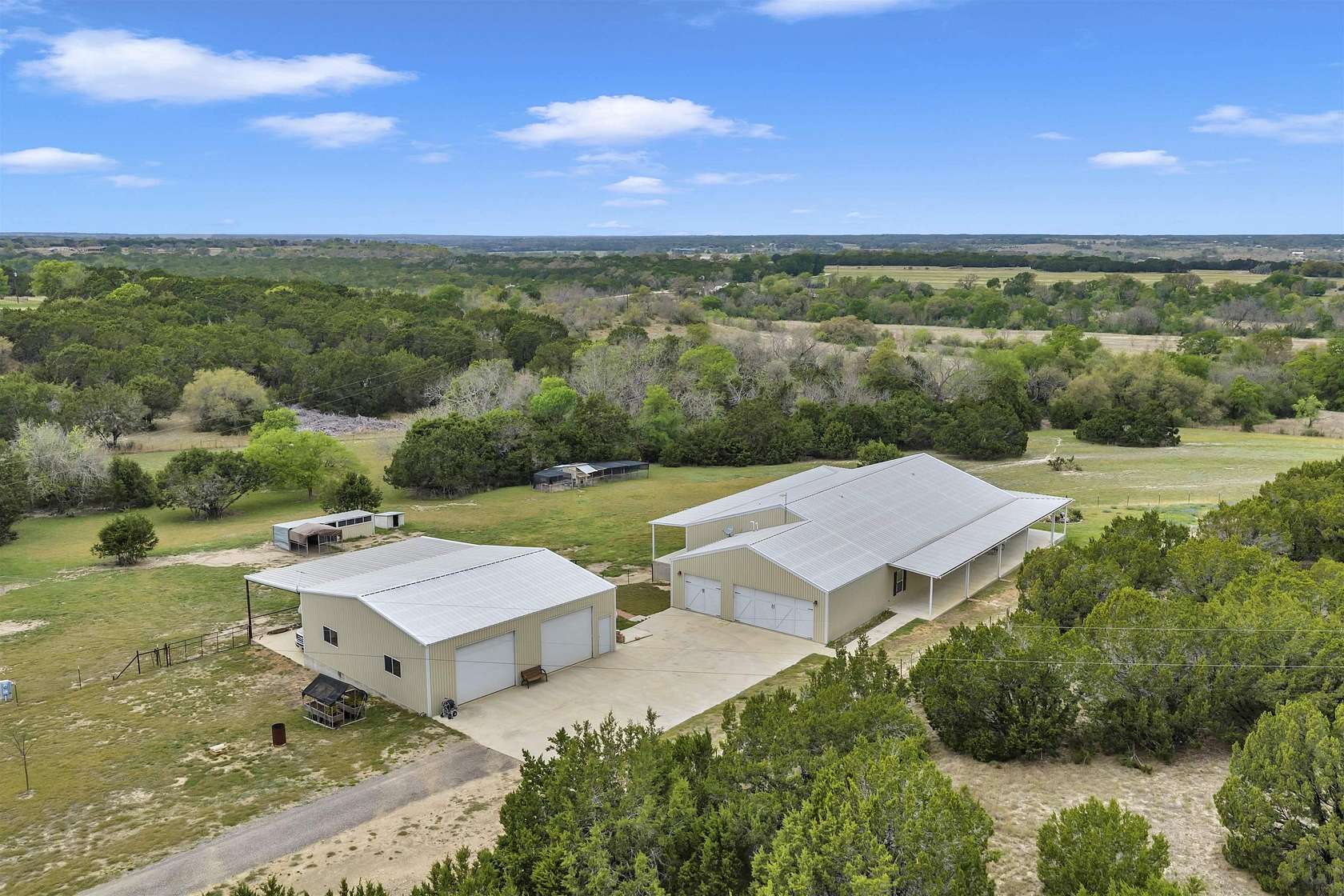 7 Acres of Land with Home for Sale in Bertram, Texas