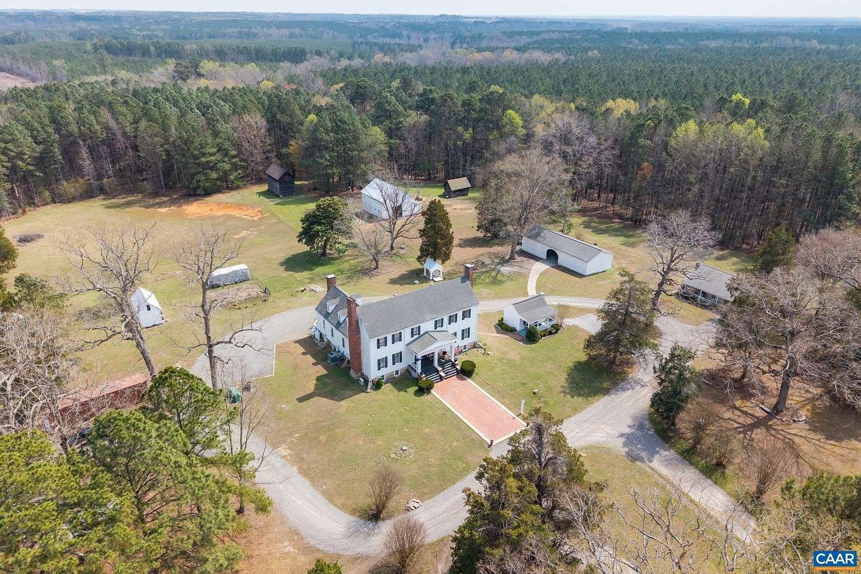 27 Acres of Agricultural Land with Home for Sale in Lawrenceville, Virginia