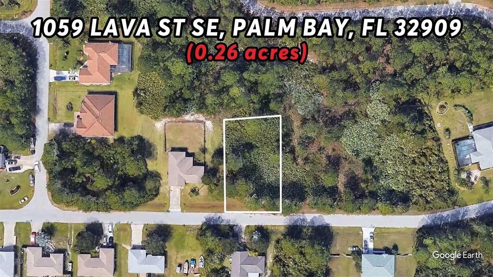 0.26 Acres of Residential Land for Sale in Palm Bay, Florida