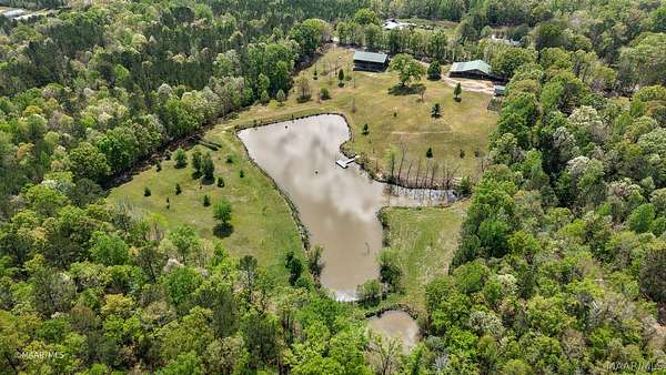 10 Acres of Recreational Land with Home for Sale in Pine Hill, Alabama