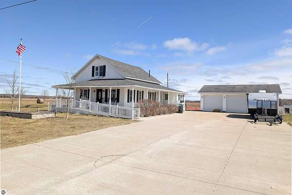 10 Acres of Land with Home for Sale in Merritt, Michigan