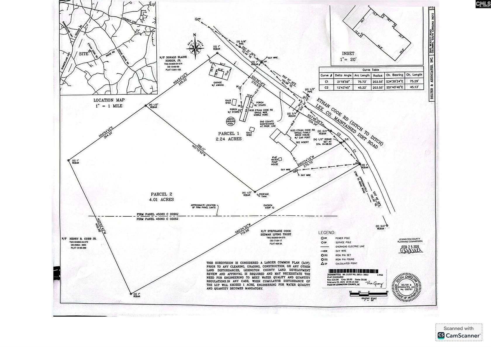 4 Acres of Residential Land for Sale in Batesburg, South Carolina
