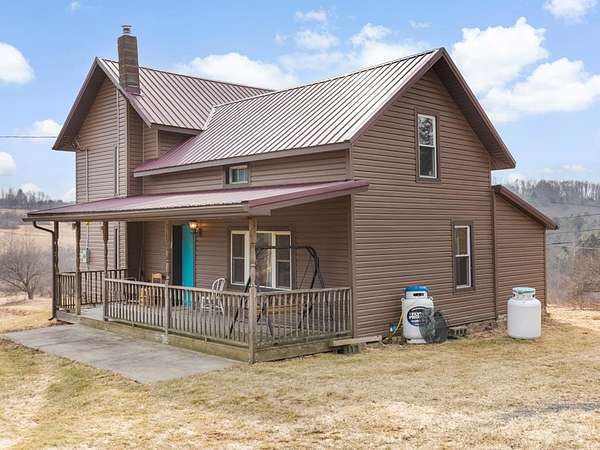 66 Acres of Recreational Land with Home for Sale in Little Meadows, Pennsylvania