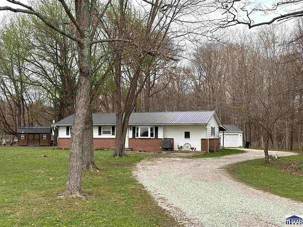 1.83 Acres of Land with Home for Sale in Brazil, Indiana