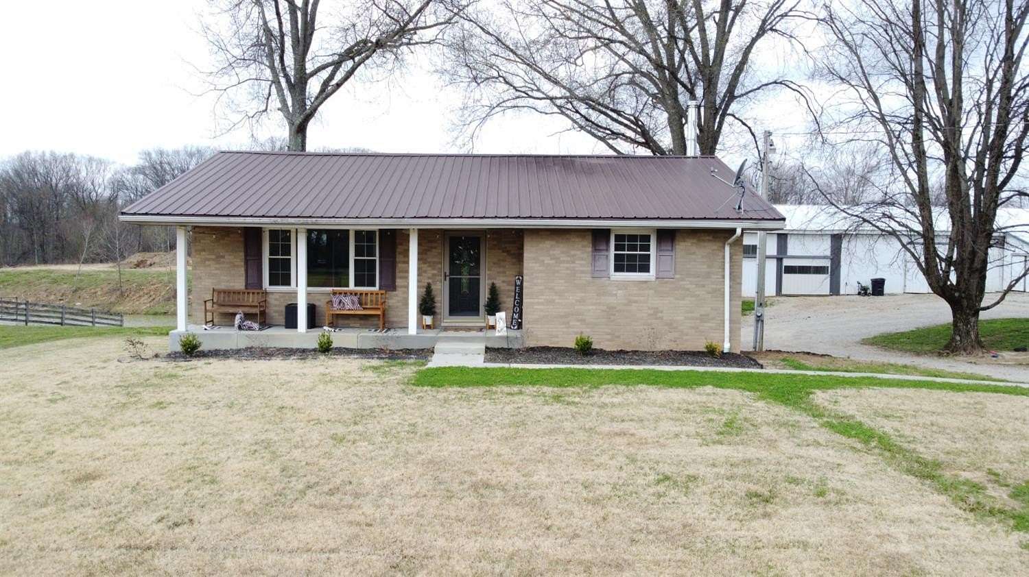 21.8 Acres of Land with Home for Sale in Rising Sun, Indiana