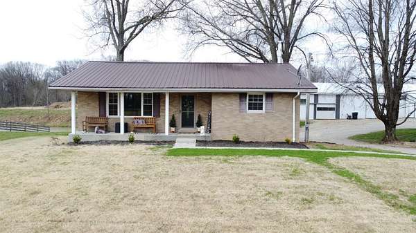 21.8 Acres of Land with Home for Sale in Rising Sun, Indiana