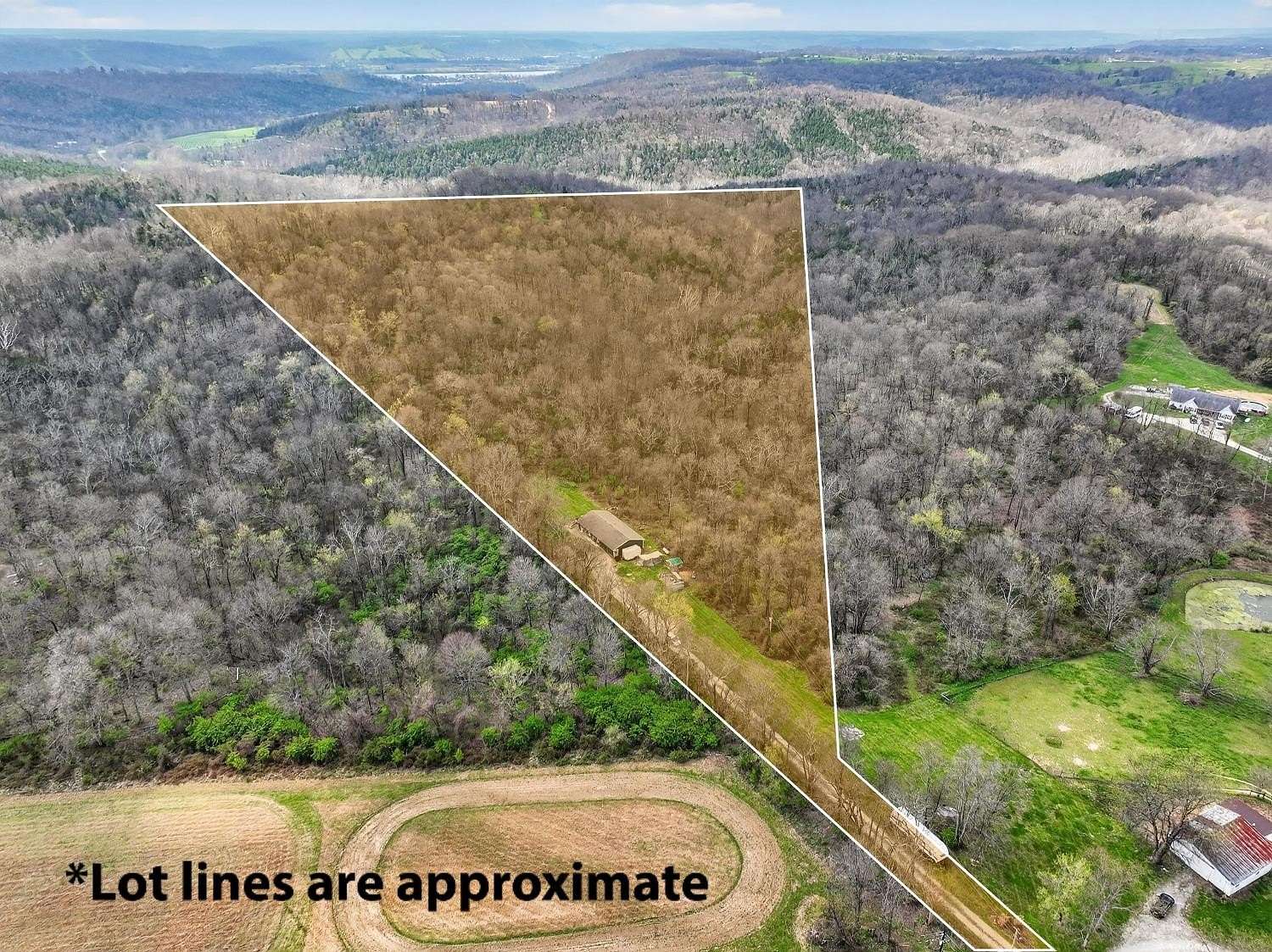 10 Acres of Land with Home for Sale in Patriot, Indiana