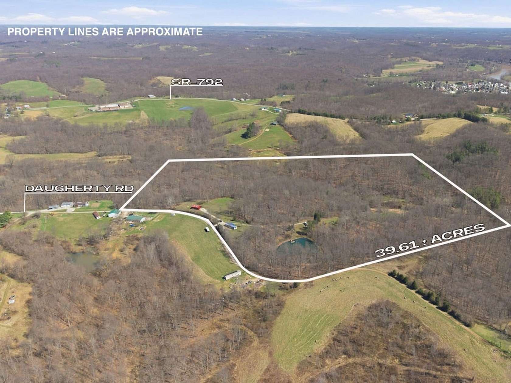 39.6 Acres of Recreational Land for Sale in Stockport, Ohio