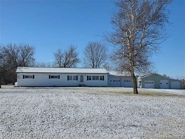 2.37 Acres of Land with Home for Sale in Brown City, Michigan