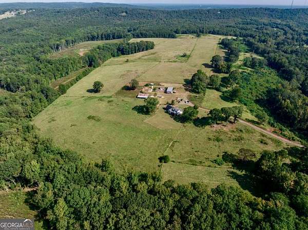 87.7 Acres of Agricultural Land with Home for Sale in Shiloh, Georgia