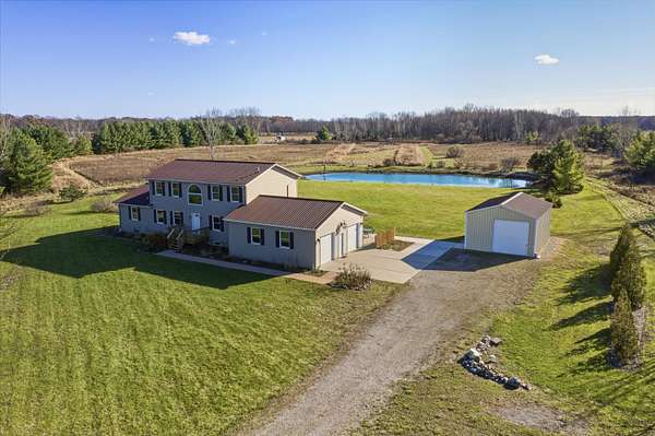 10 Acres of Land with Home for Sale in Columbus, Michigan