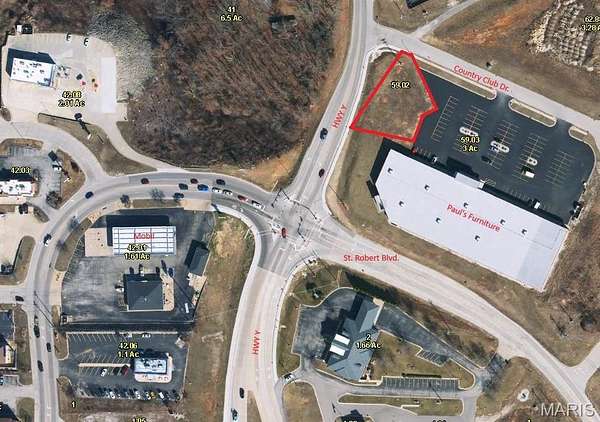 0.15 Acres of Commercial Land for Sale in St. Robert, Missouri