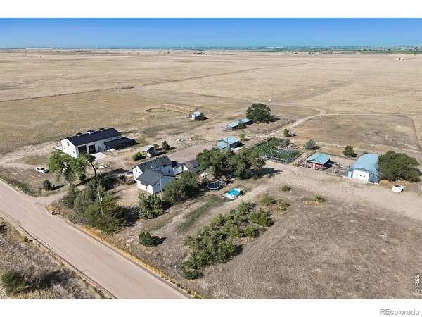39 Acres of Recreational Land with Home for Sale in Ault, Colorado