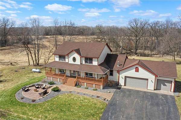 38 Acres of Recreational Land with Home for Sale in North Branch Township, Minnesota