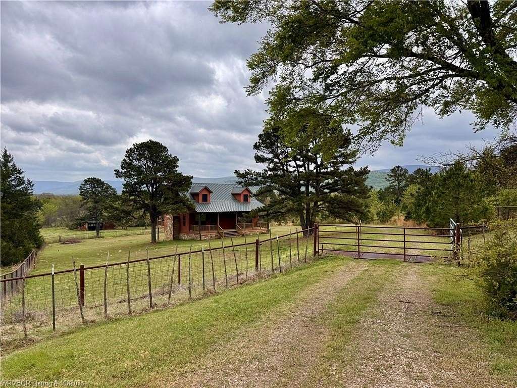 59 Acres of Recreational Land with Home for Sale in Howe, Oklahoma