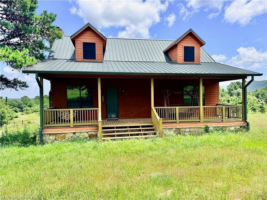 59 Acres of Recreational Land with Home for Sale in Howe, Oklahoma