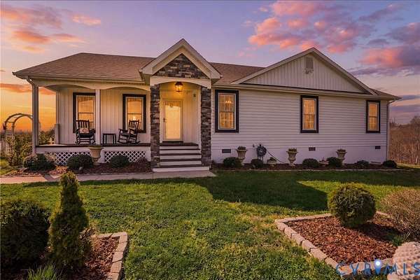 76.3 Acres of Land with Home for Sale in Green Bay, Virginia