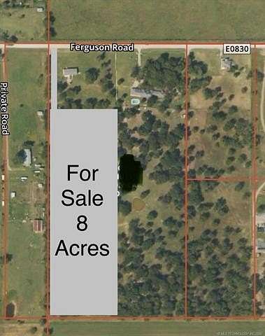 8 Acres of Land for Sale in Mounds, Oklahoma