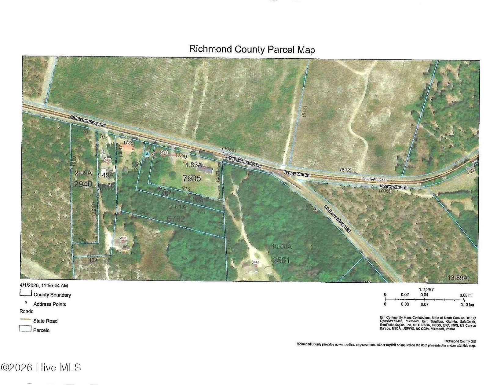 1 Acre of Land for Sale in Hamlet, North Carolina