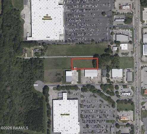 0.89 Acres of Commercial Land for Sale in Lafayette, Louisiana