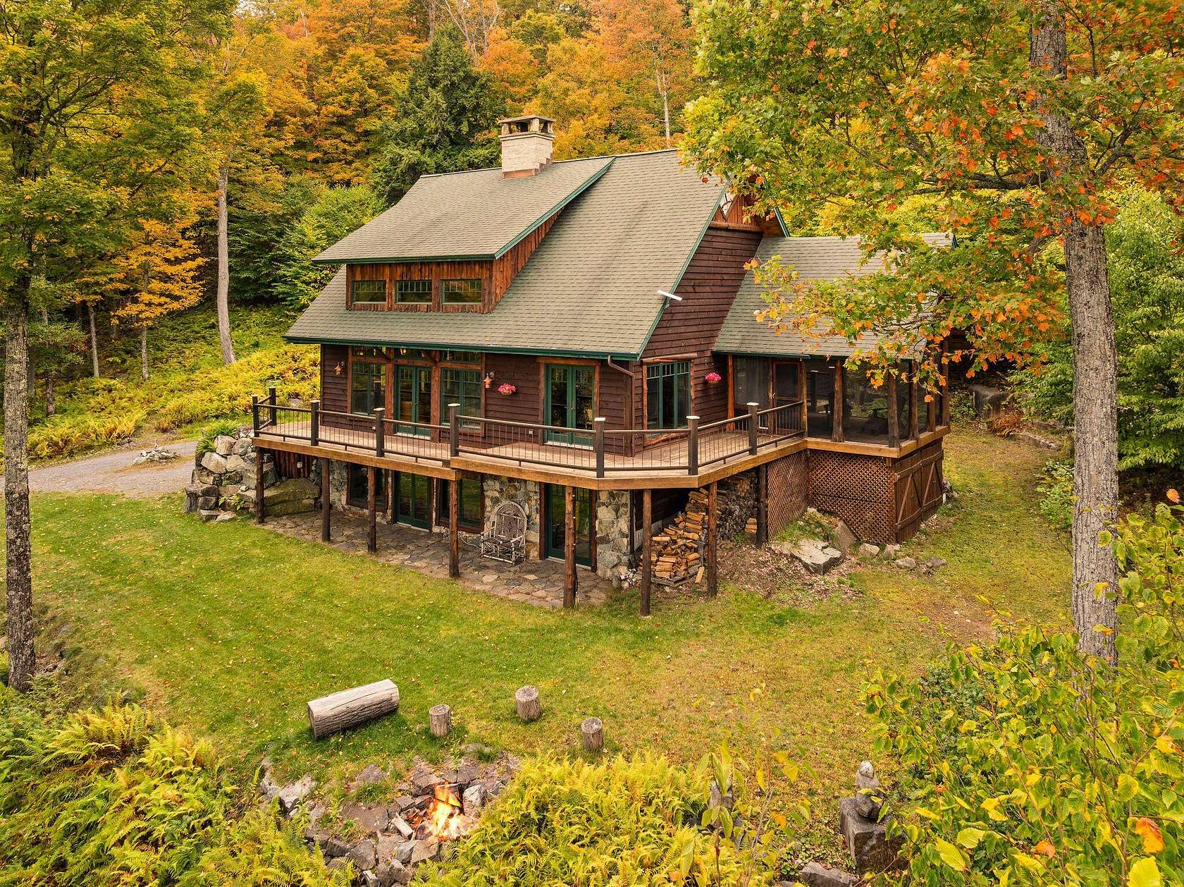 6.83 Acres of Land with Home for Sale in Saranac Lake, New York