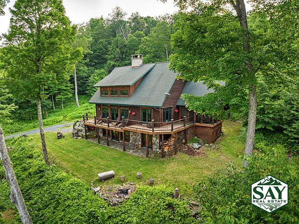 6.83 Acres of Land with Home for Sale in Saranac Lake, New York