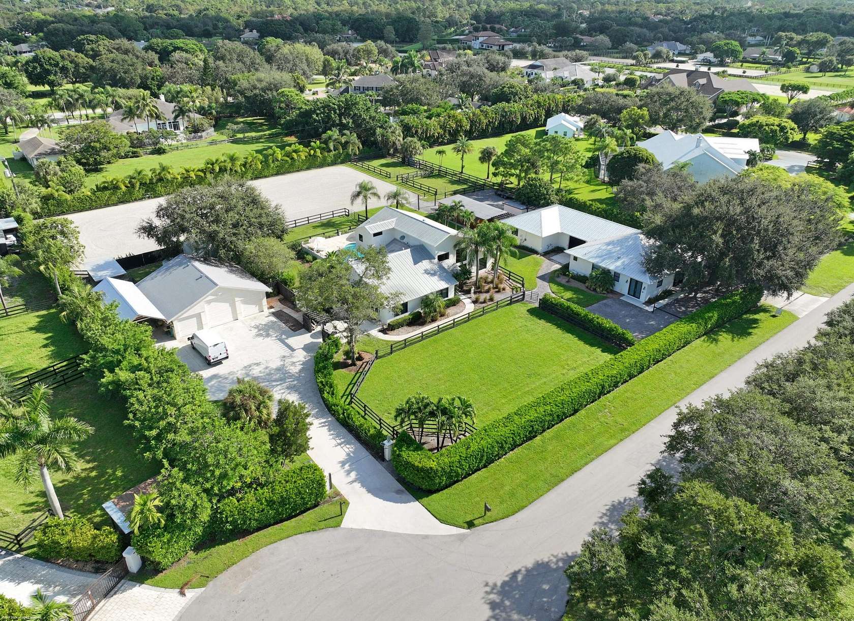 1.7 Acres of Land with Home for Lease in Wellington, Florida