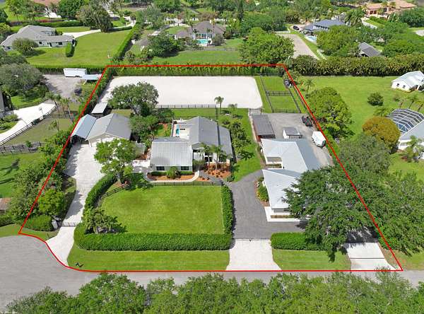 1.7 Acres of Land with Home for Sale in Wellington, Florida