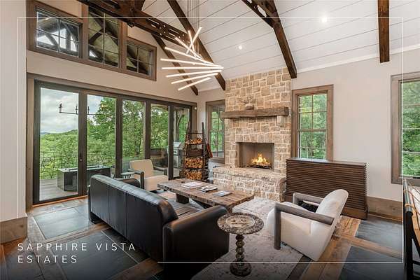 2.65 Acres of Land with Home for Sale in Sapphire, North Carolina