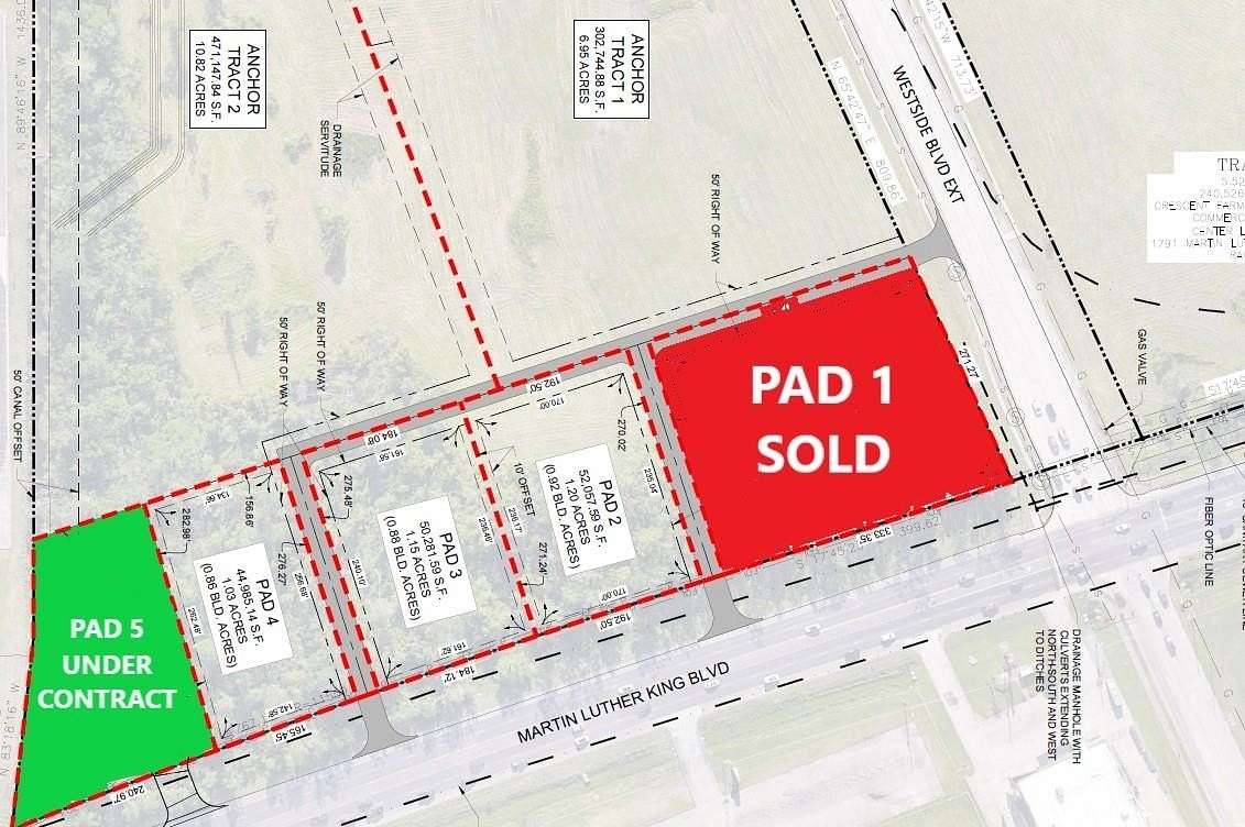 2 Acres of Commercial Land for Sale in Houma, Louisiana
