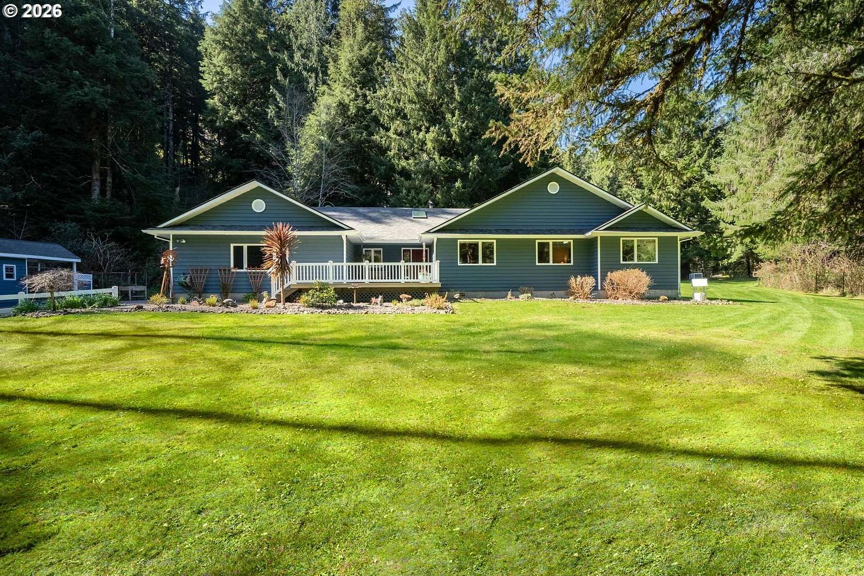 8 Acres of Land with Home for Sale in Nehalem, Oregon