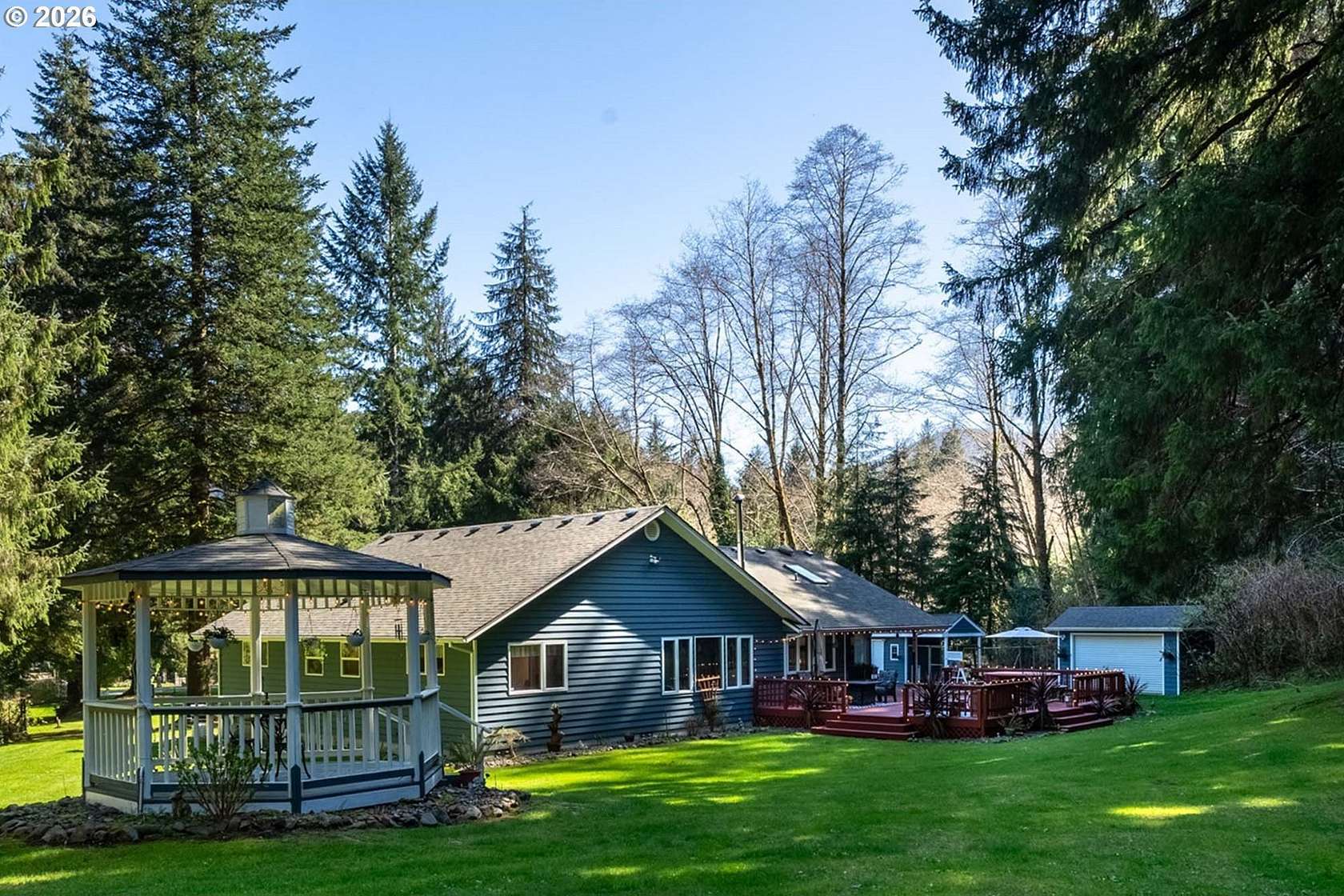 8 Acres of Land with Home for Sale in Nehalem, Oregon