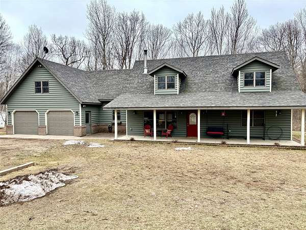 4.8 Acres of Land with Home for Sale in Stone Lake, Wisconsin
