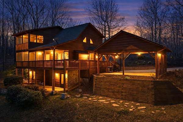 4 Acres of Land with Home for Sale in Blue Ridge, Georgia