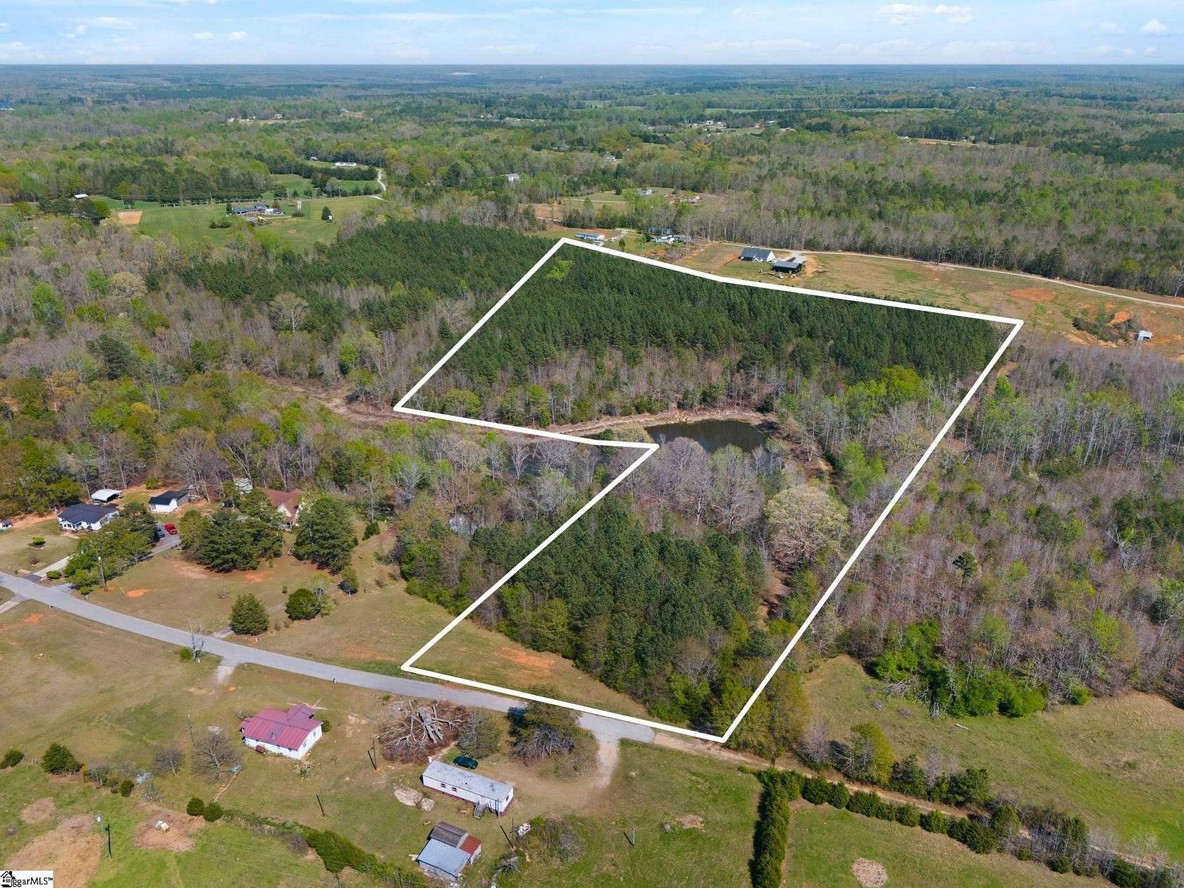 20 Acres of Recreational Land for Sale in Gray Court, South Carolina