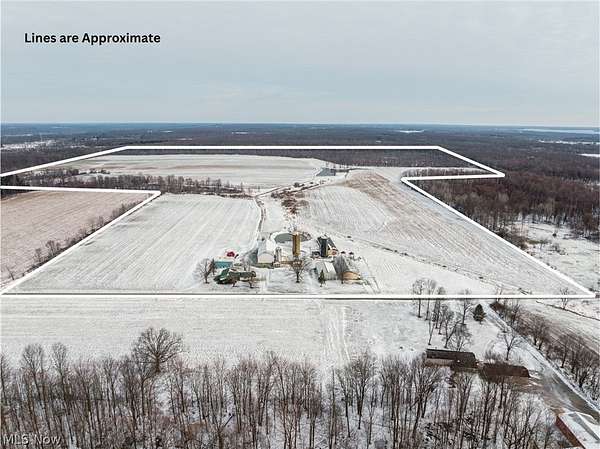 240 Acres of Improved Land for Sale in Williamsfield, Ohio