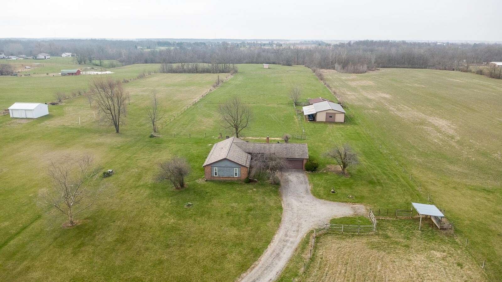 14 Acres of Land with Home for Auction in London, Ohio
