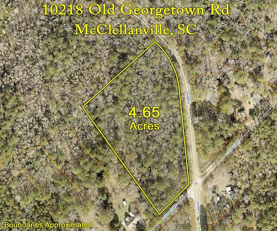 4.65 Acres of Residential Land for Sale in McClellanville, South Carolina
