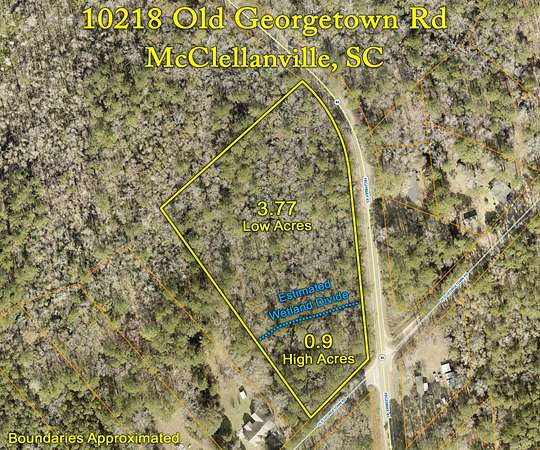 4.65 Acres of Residential Land for Sale in McClellanville, South Carolina