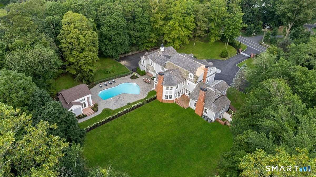2.46 Acres of Land with Home for Sale in New Canaan, Connecticut