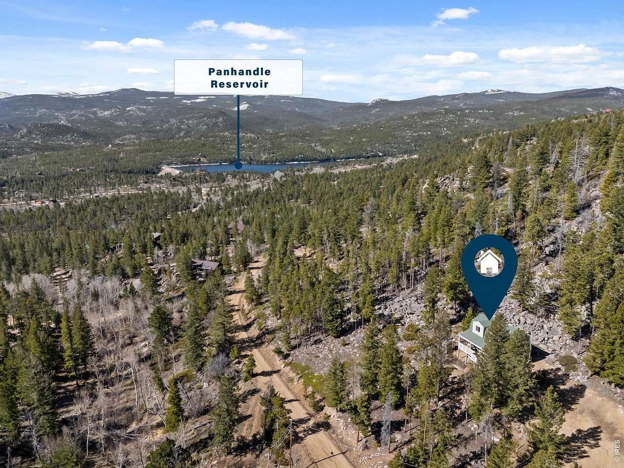 1.63 Acres of Land with Home for Sale in Red Feather Lakes, Colorado