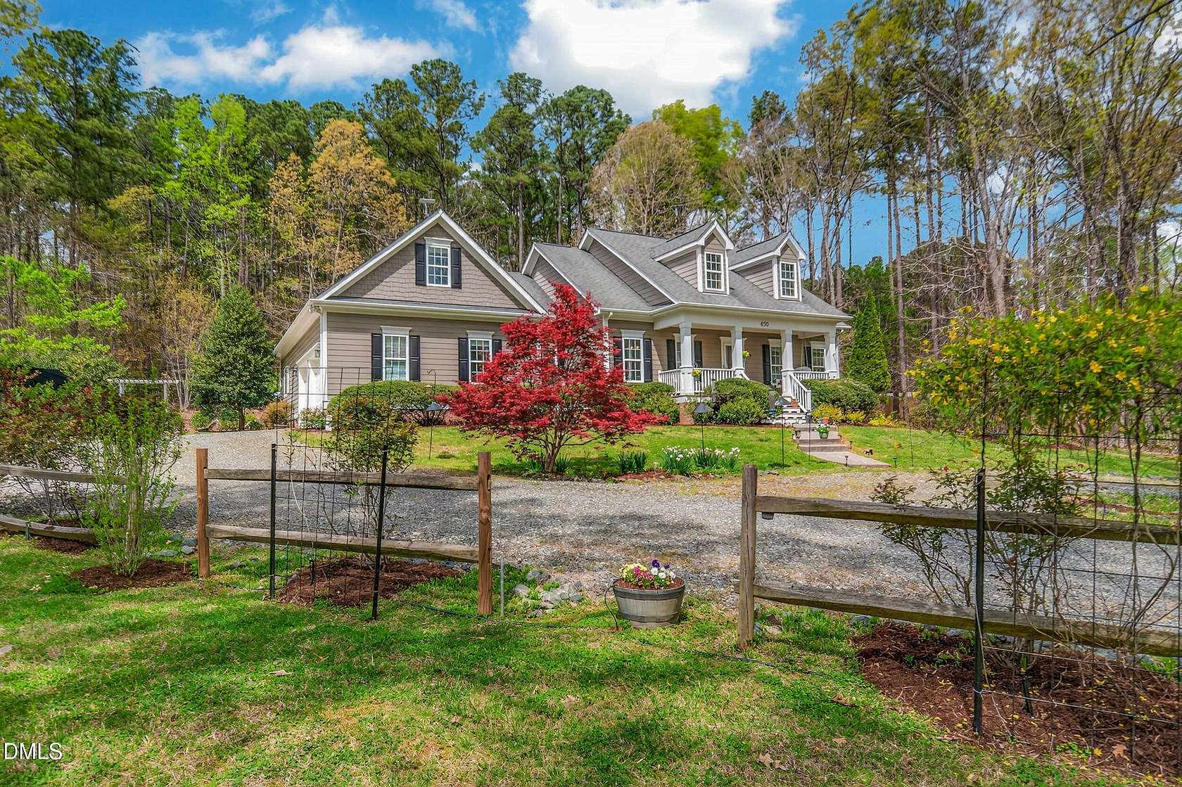 3.5 Acres of Land with Home for Sale in Pittsboro, North Carolina